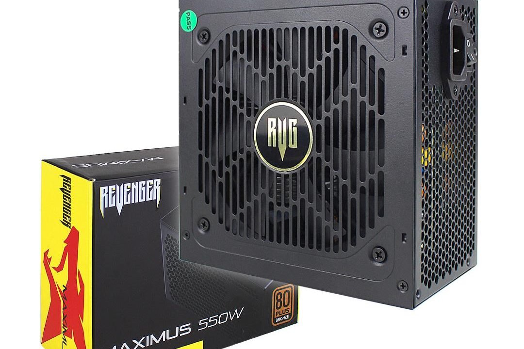 Fonte ATX Gamer 550W Revenger Ultra-Silenciosa 80 Plus Bronze – FO-MAX01