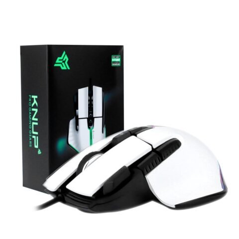Mouse Gamer RGB 9 Botões 7200 DPI Knup Anúbis – Precisão e Conforto para seus Jogos