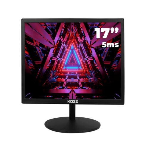 Monitor Gamer Led 17’’ 5ms 60 Hz Kozz HDMI VGA Controle Luz Azul – KZ-M1700