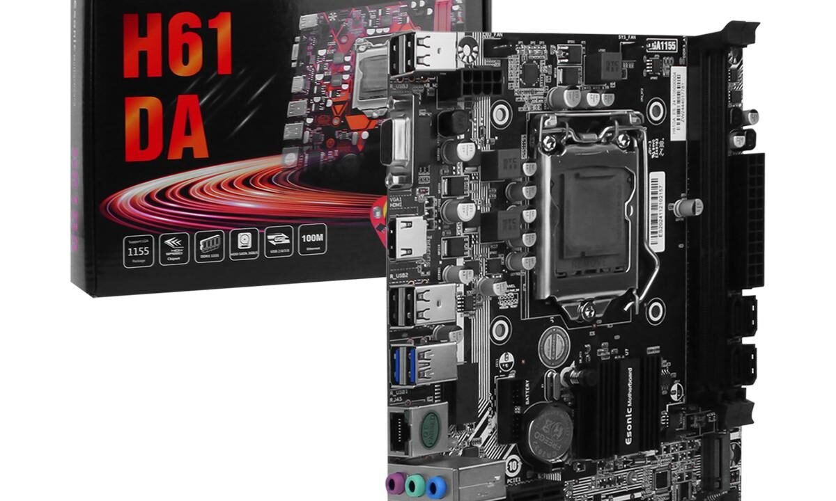 Placa Mãe Intel H61 LGA1155 DDR3 HDMI USB 3.0 Kozz – Upgrade Prático e Confiável