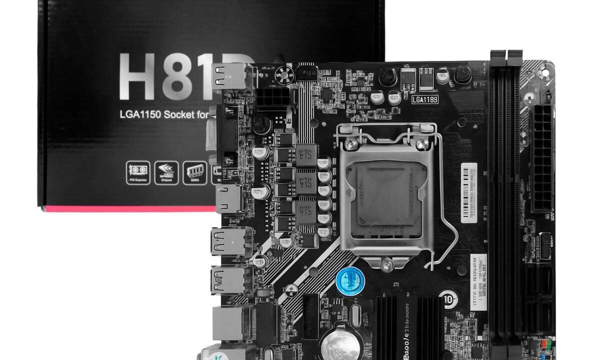Placa Mãe Intel H81 LGA1150 DDR3 Kozz USB 3.2 SATA Para PC Desktop – H81DA