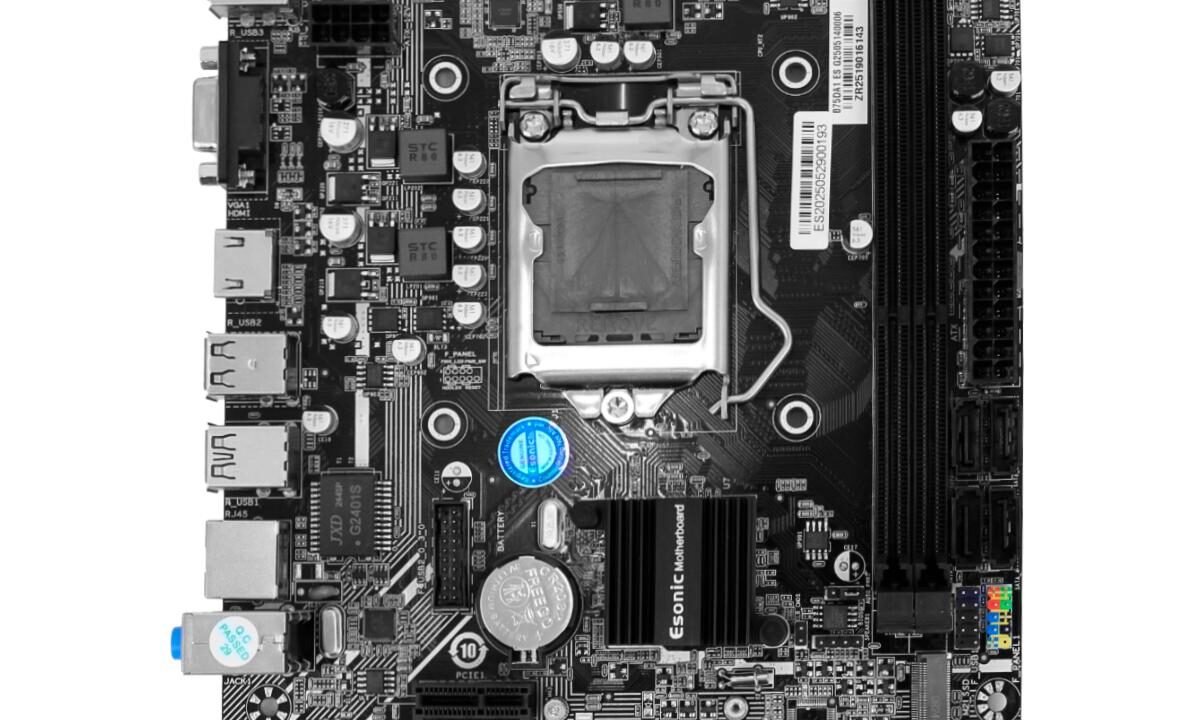 Placa Mãe Intel B75 LGA1155 DDR3 Kozz 2xSlots LAN USB 2.0 para PC Desktop – B75DA1 | Cellfy 2