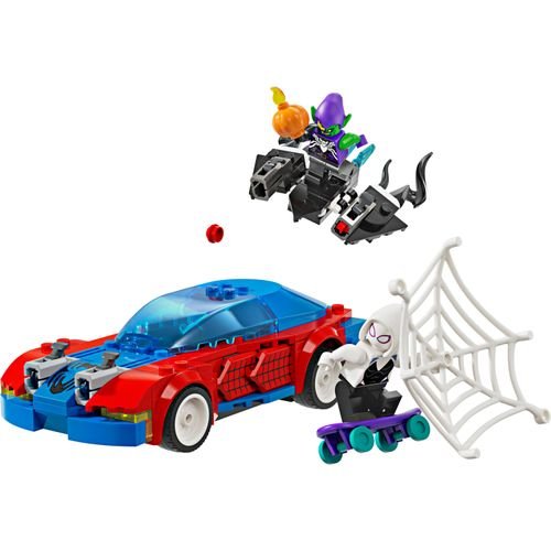 LEGO® Marvel – Carro de corrida do Homem-Aranha e Duende Verde Venom: diversão garantida para crianças a partir de 7 anos