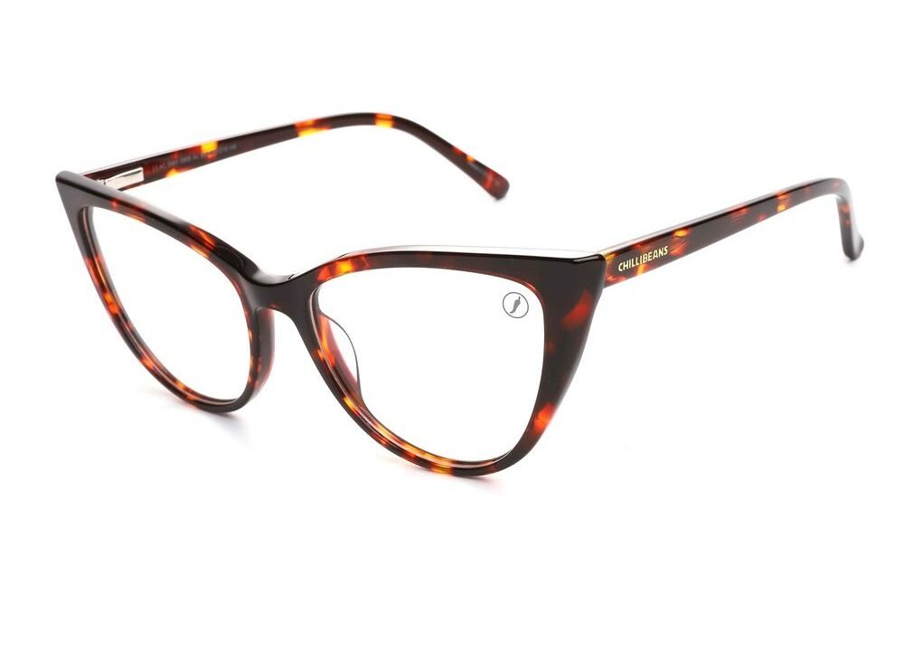Armação Para Óculos de Grau Feminino Chilli Beans Cat Tartaruga – Leve e Confortável