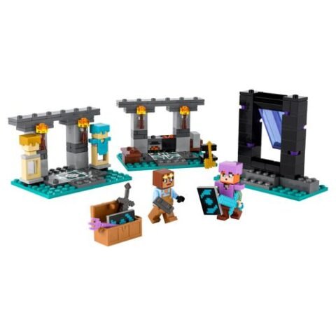 LEGO® Minecraft® – O Arsenal: Diversão Criativa para Crianças a partir de 7 anos
