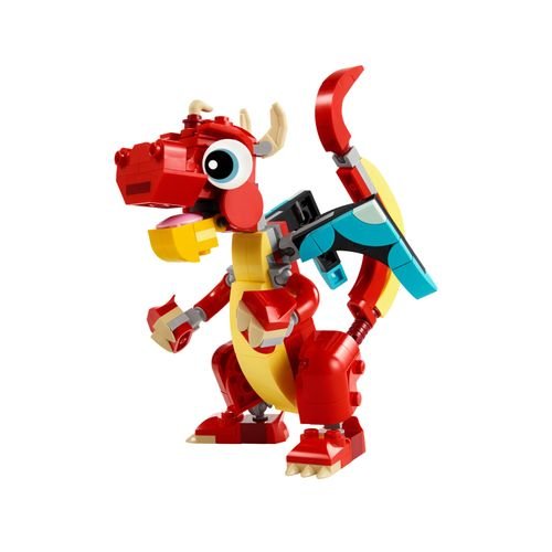 LEGO® Creator 3 em 1 – Dragão Vermelho: Diversão e Criatividade para Crianças