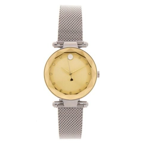 Relógio Analógico Feminino Chilli Beans Redondo Dourado Prata – Estilo e Qualidade