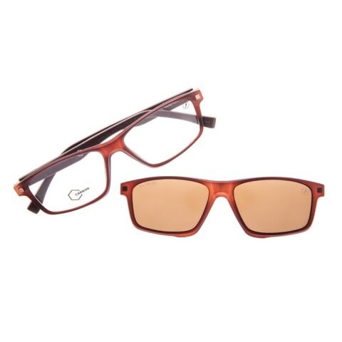 Armação Para Óculos de Grau Masculino Multi Polarizado Marrom LV.MU.1171.0202 M – Chilli Beans
