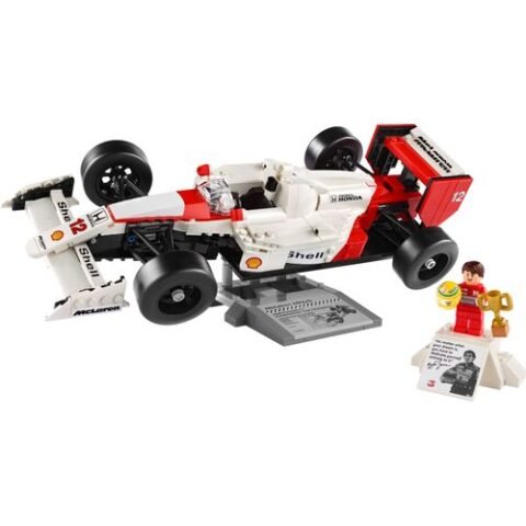 LEGO® Icons McLaren MP4/4 e Ayrton Senna: Construa uma Lenda da F1