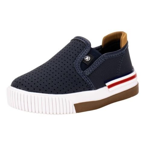 Tênis Infantil Masculino Slip On Molekinho 2615100 MARINHO 19 – Conforto e Praticidade