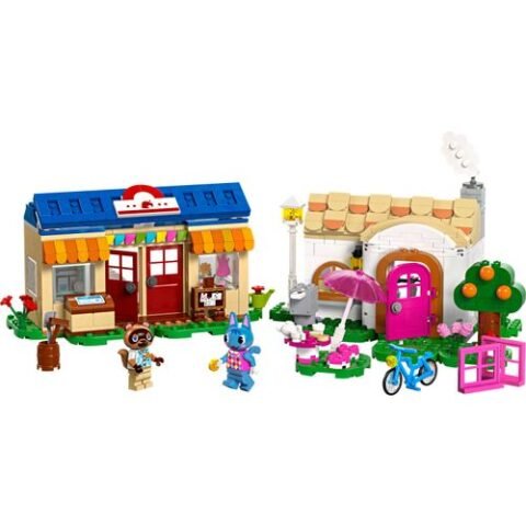 LEGO® Animal Crossing™ – Nook’s Cranny e Casa de Rosie: Diversão Criativa para Fãs