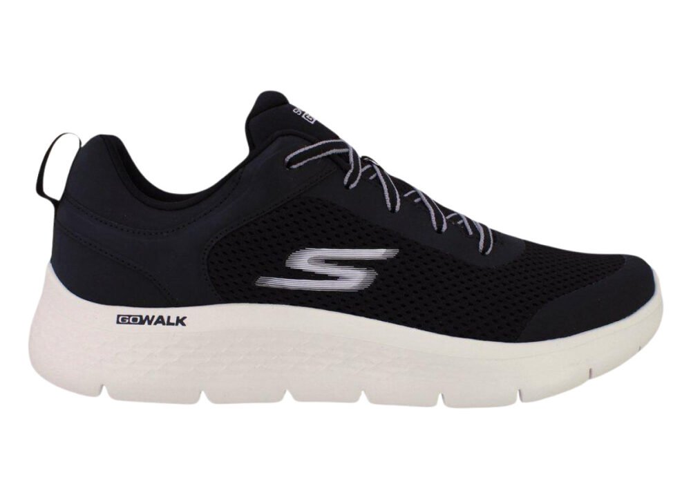 Tênis Skechers Go Walk Flex Masculino Preto – Conforto e Leveza para Seu Dia a Dia