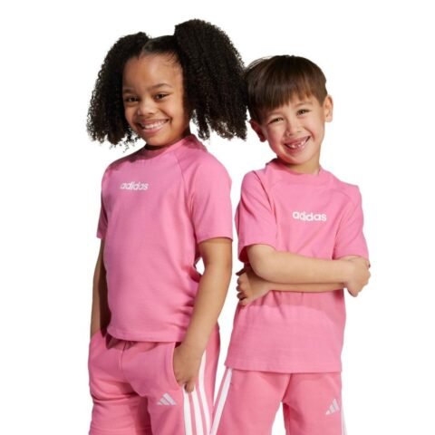 Camiseta Essentials adidas Sportswear Rosa: Conforto e Estilo para Crianças