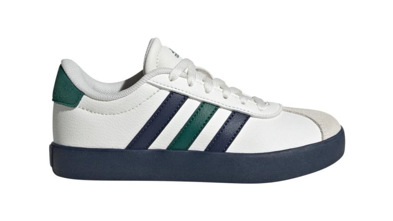 Tênis Infantil VL Court 3.0 adidas Sportswear Branco: conforto e sustentabilidade para os pequenos