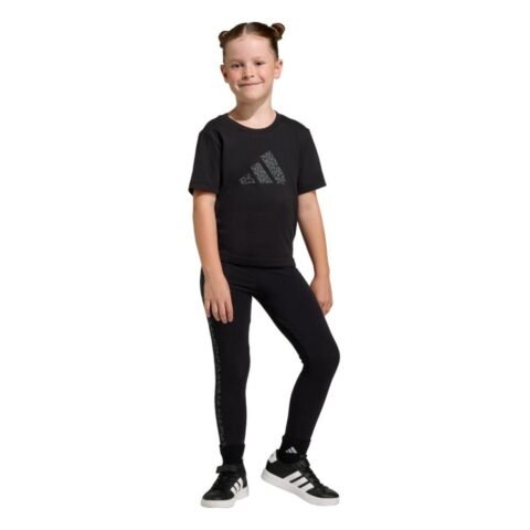 Infantil – CONJUNTO SEASONALS ANIMAL adidas Sportswear Preto: Conforto e Estilo para o Dia a Dia