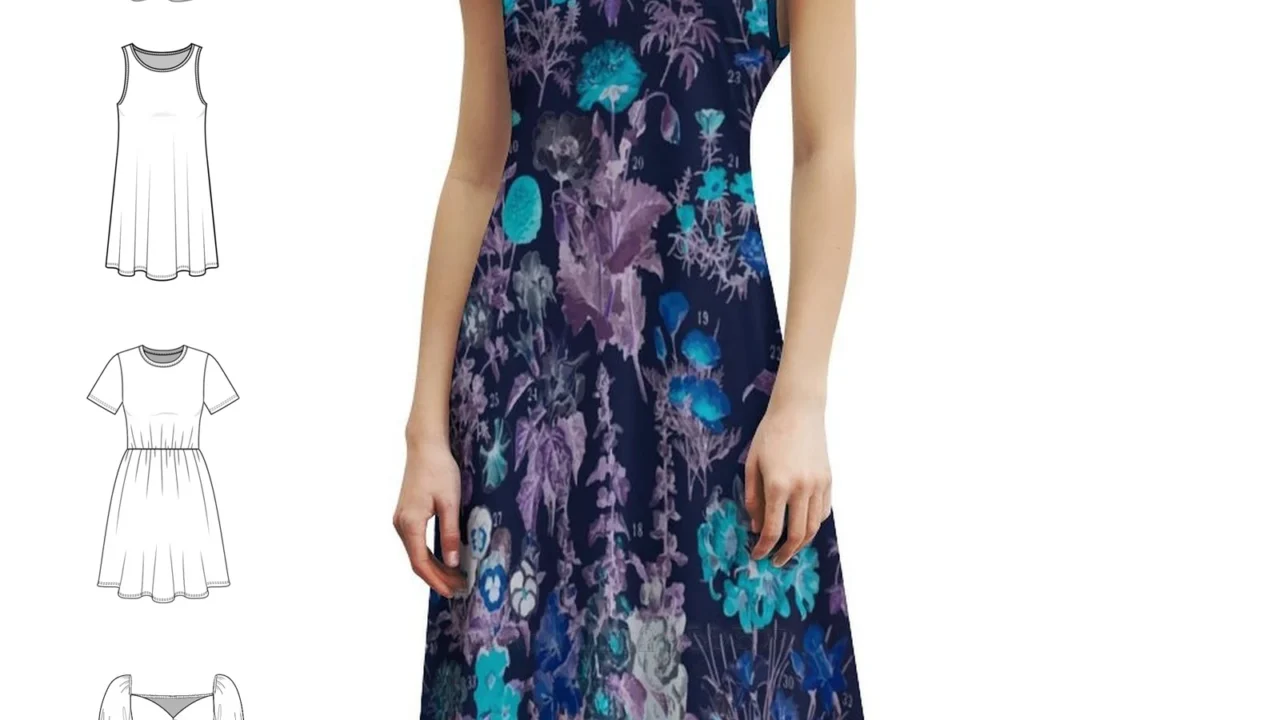 Vestido Streetwear Feminino Adolphe Millot Fleurs A – Estilo e Conforto com 50% OFF