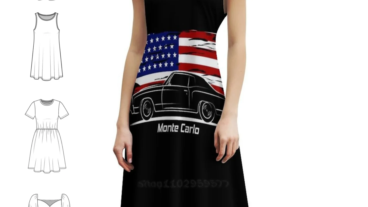 Vestido Drag Monte Carlo Art Women’s Hip Hop Streetwear com 50% de Desconto no Aliexpress