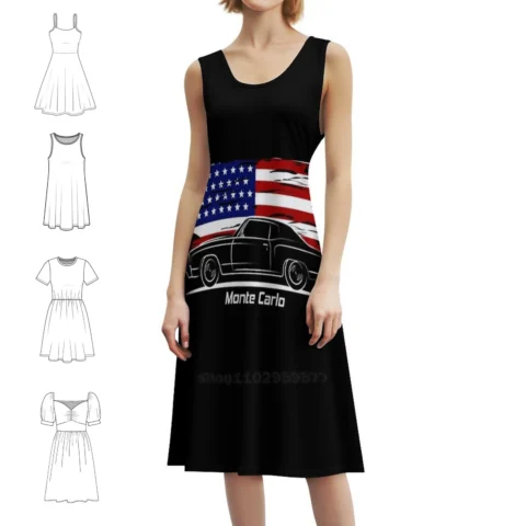 Vestido Drag Monte Carlo Art Women’s Hip Hop Streetwear com 50% de Desconto no Aliexpress