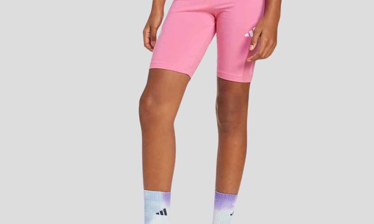 Bermuda Adidas Biker Flower Juvenil Feminina Rosa – Conforto e Estilo para o Treino