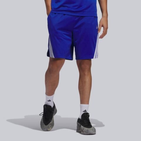 Bermuda Adidas Legends 3-Stripes Azul – Conforto e Tecnologia para Seu Jogo