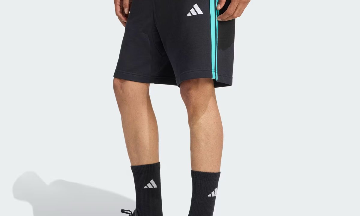 Bermuda Adidas Mercedes AMG Petronas DNA Preta: Conforto e Estilo para Torcer com Você