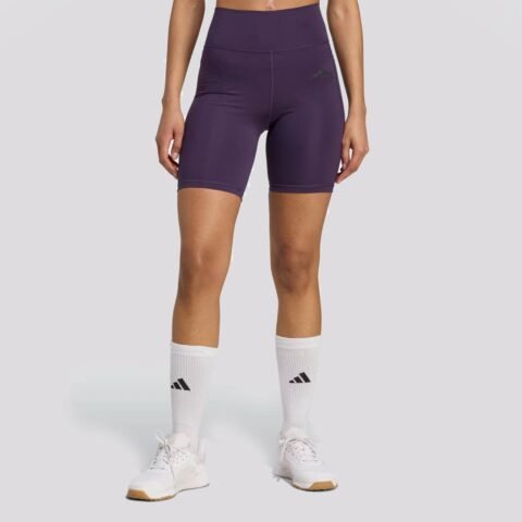 Bermuda Adidas Optime ESS 7 Feminina Roxa: Conforto e Desempenho para Seu Treino