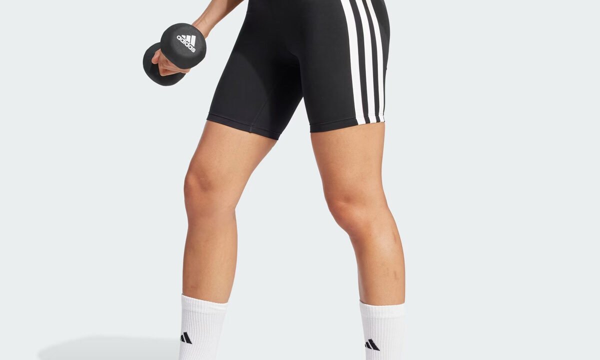 Bermuda Adidas Optime Essentials 3S Feminina Preta – Conforto e Performance