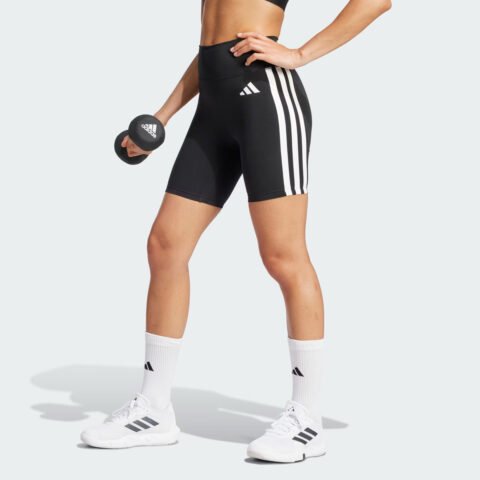 Bermuda Adidas Optime Essentials 3S Feminina Preta – Conforto e Performance
