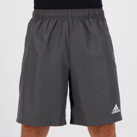 Bermuda Adidas Plain Cinza: Conforto e Performance para seu Treino