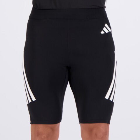 Bermuda Compressão Adidas Corrida adi365 BIK Preto – Conforto e Desempenho para Seu Treino