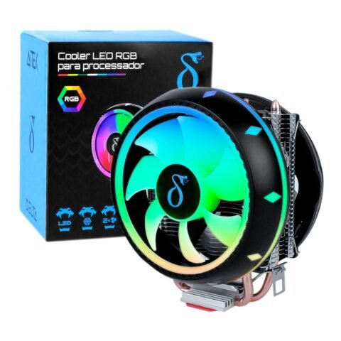 Cooler Fan RGB Aitek DELTA-C2213: Resfriamento Silencioso e Potente para seu Processador