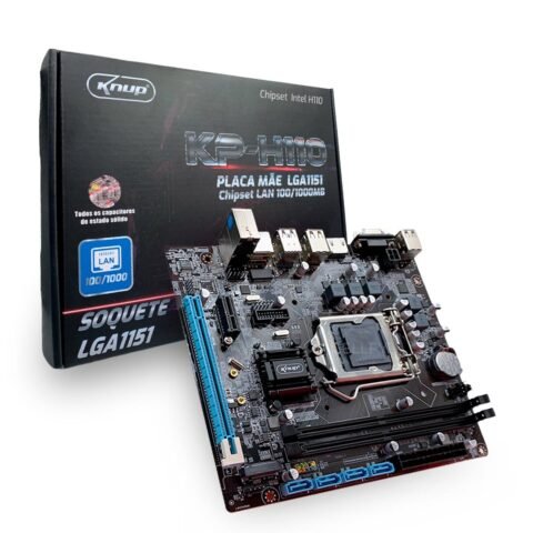 Placa Mãe Intel H110 LGA1151 DDR4 Knup 32GB Micro ATX USB 3.0 – KP-H110