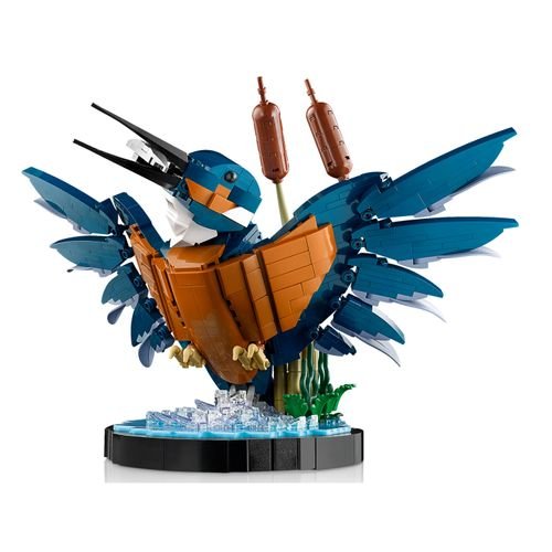 LEGO® Icons – Pássaro Martim-pescador: arte e relaxamento em construção