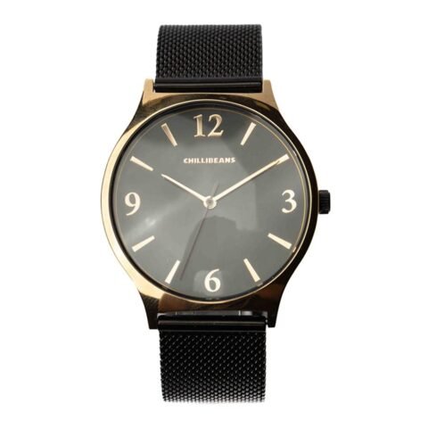 Relógio Analógico Feminino Chilli Beans Preto Dourado – Elegância e Sofisticação