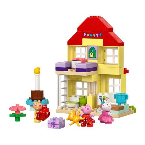 LEGO® DUPLO® Casa de aniversário da Peppa Pig: diversão e aprendizado para crianças a partir de 2 anos