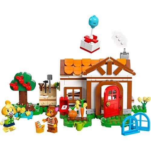 LEGO® Animal Crossing™ – Visita de Isabelle: diversão criativa para crianças a partir de 6 anos