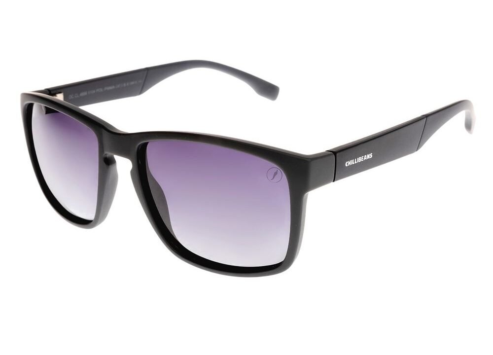Óculos de Sol Masculino Eco Quadrado Polarizado Cinza – Chilli Beans
