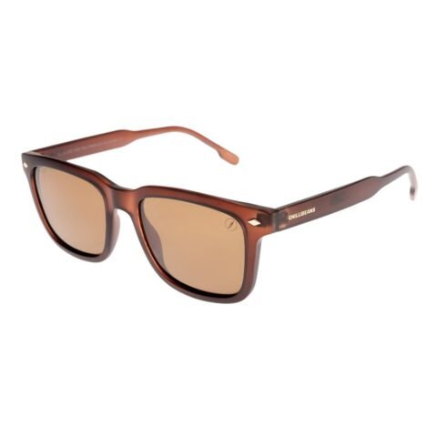 Óculos de Sol Masculino Eco Chilli Beans Quadrado Marrom Polarizado – Estilo e Sustentabilidade