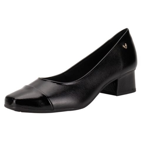 Sapato Feminino Salto Grosso Mississipi ME903 Preto 34 – Elegância e Conforto