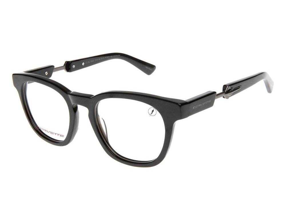 Armação Para Óculos de Grau Masculino Camaro e Corvette Redondo Ônix – LV.AC.1024.0122 M | Chilli Beans