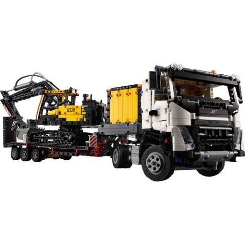 LEGO® Technic™ Caminhão Volvo FMX e Escavadeira Elétrica EC230: Diversão e Aprendizado