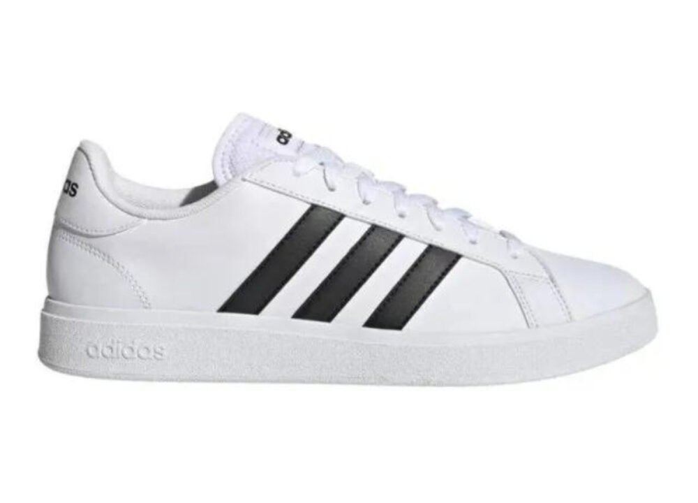 Tênis Adidas Grand Court Base 2.0 Masculino Branco – Estilo e Conforto para o Dia a Dia