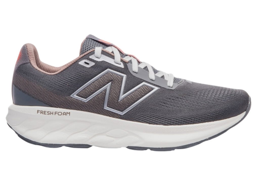 Tênis New Balance 520 v9 Masculino Cinza/Branco – Conforto e Leveza para o Seu Dia a Dia