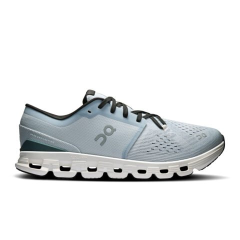 Tênis On Running Cloud X 4 Masculino Cinza – Conforto e Flexibilidade para Seus Treinos
